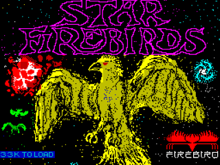 Star Firebirds title screen for ZX Spectrum